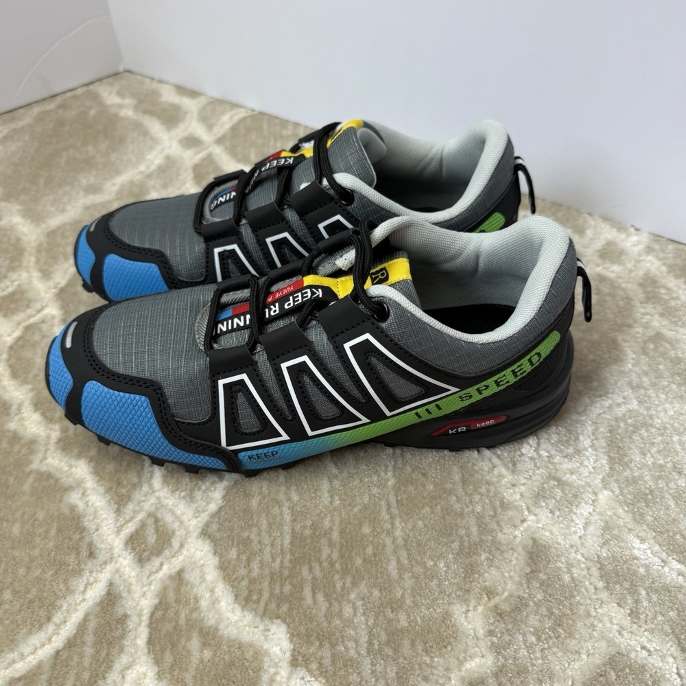 Men's Trail Running Shoes Outdoor Trekking Climbing Non-Slip Hiking Sz 8 NEW